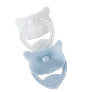 Suzete Götz pentru păpuși Cookie, albastre și albe