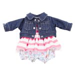 Götz csíkos, farmerdzsekis szett