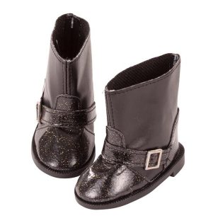 Cizme negre cu paiete Götz 